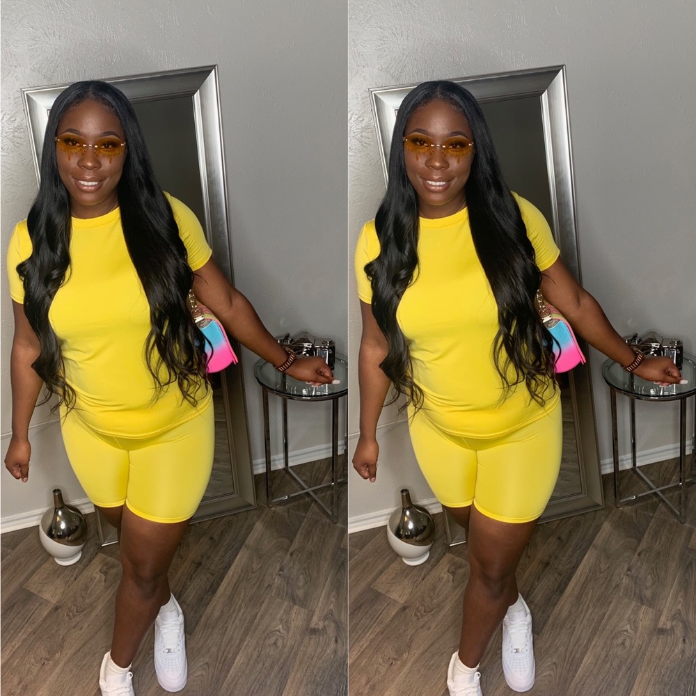 Yellow Short Set